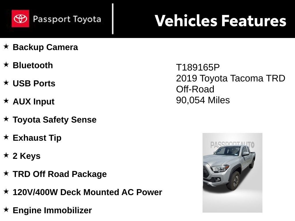 2019 Toyota Tacoma TRD Off-Road V6