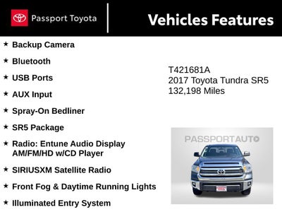 2017 Toyota Tundra SR5 4.6L V8