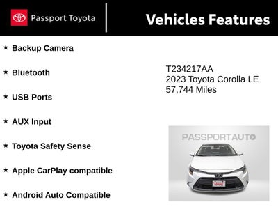 2023 Toyota Corolla LE