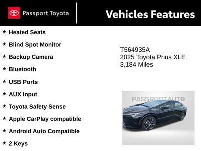2025 Toyota Prius XLE