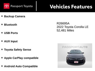 2022 Toyota Corolla LE