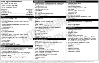 2024 Toyota Venza Limited