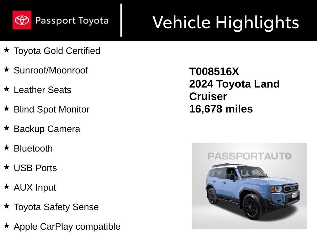 2024 Toyota Land Cruiser First Edition