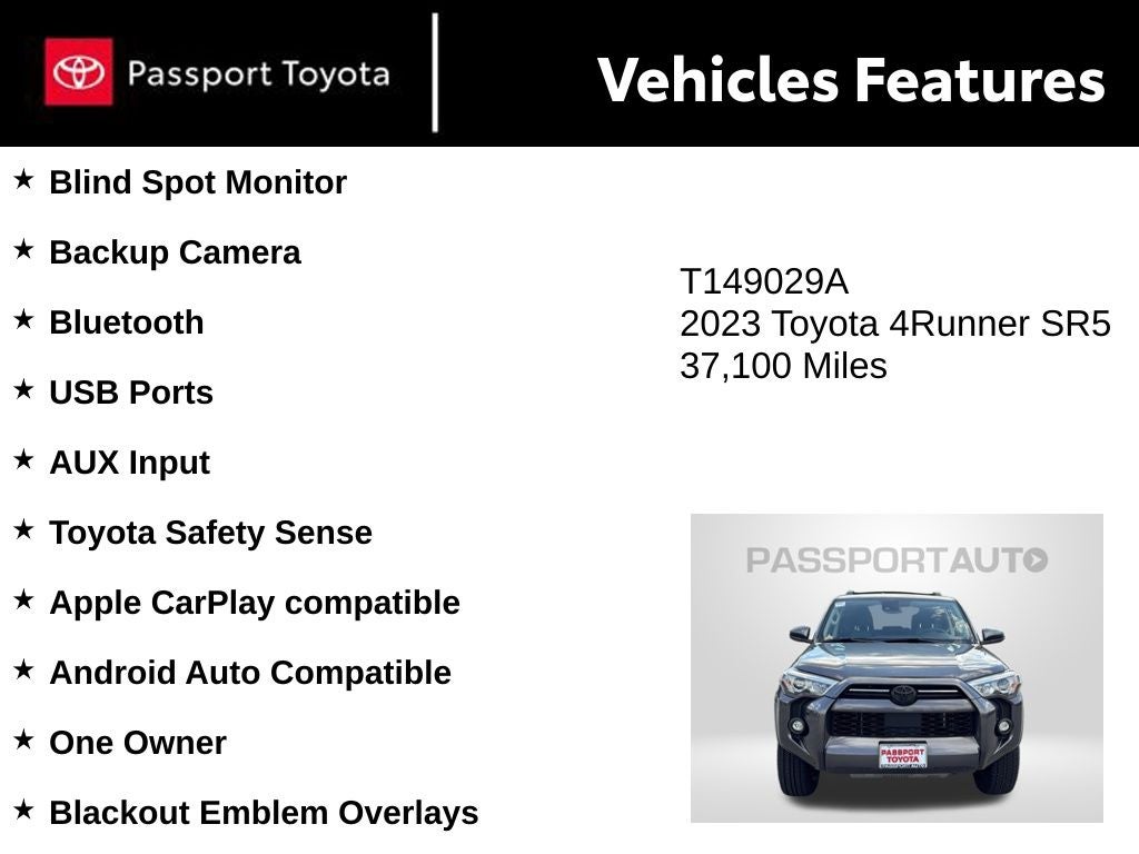 2023 Toyota 4Runner SR5
