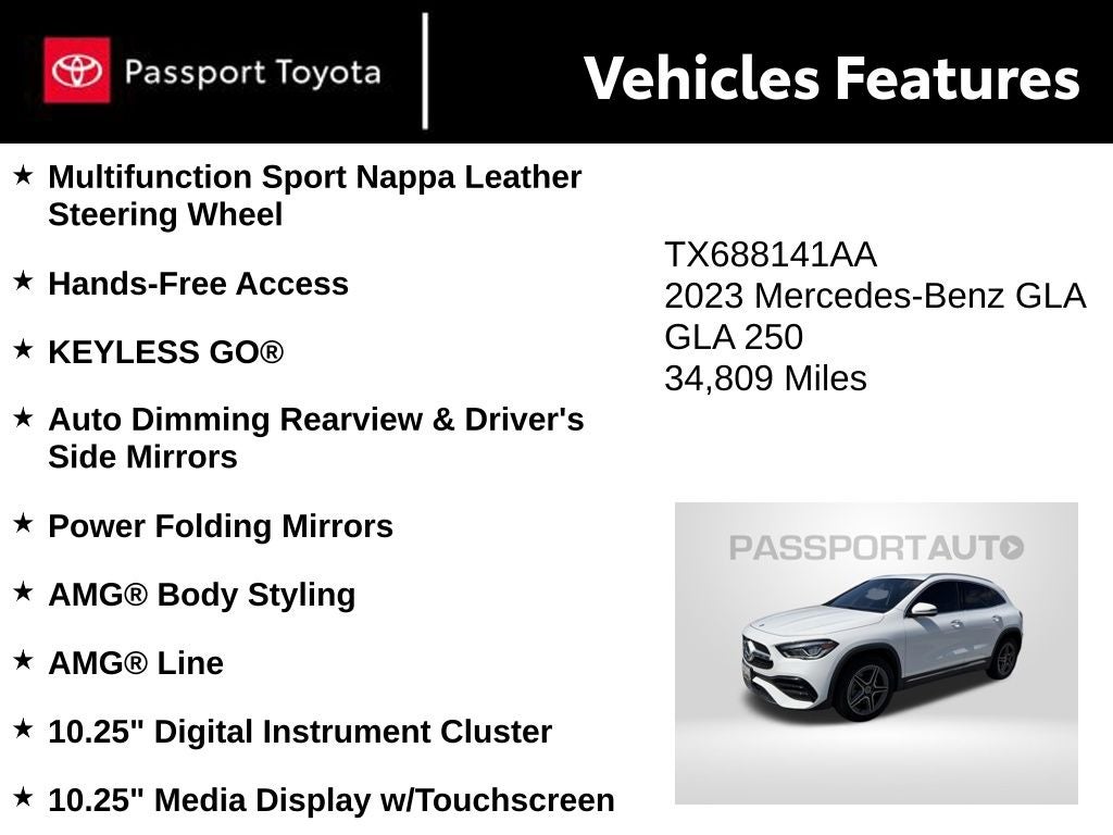 2023 Mercedes-Benz GLA GLA 250 4MATIC®