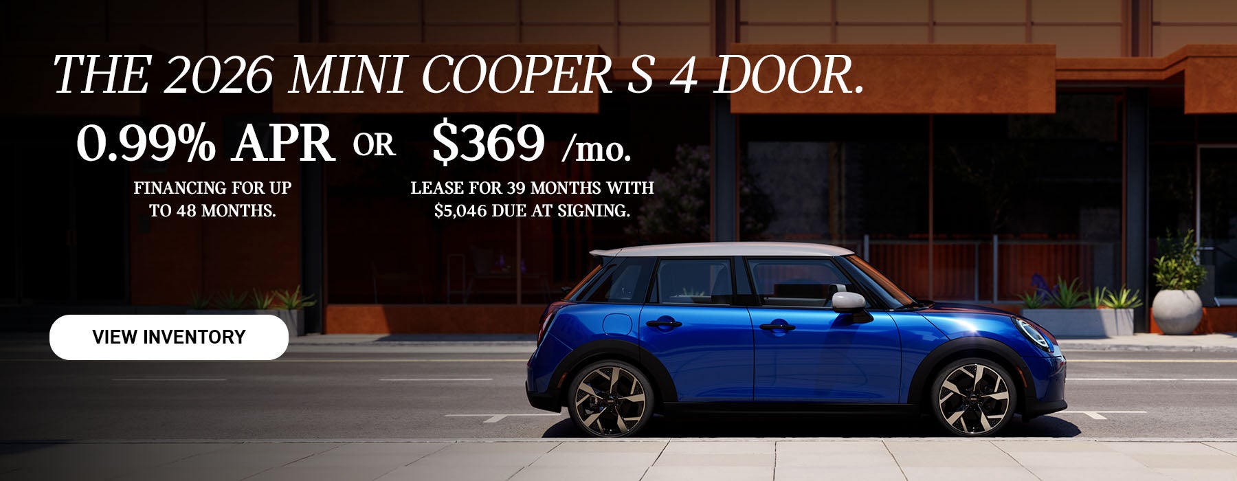 2026 MINI 4 Door APR Lease