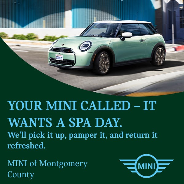 Your MINI called – it wants a spa day.